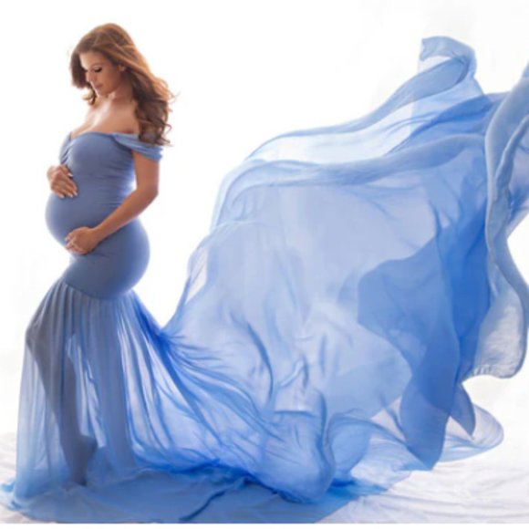 Dresses & Skirts - Long Maternity Dress
